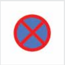 Sign: No stopping (and no parking or waiting)