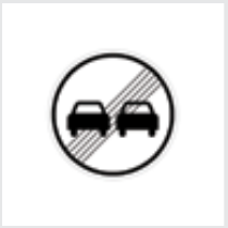 Sign: End of overtaking restriction