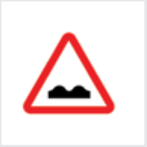 Sign: Uneven road