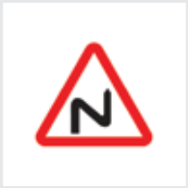 Sign: Double bend, first to the Right
