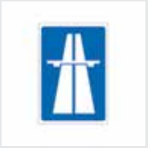 Sign: Beginning of motorway