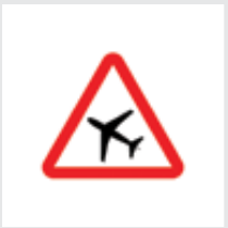 Sign: Low flying aircraft